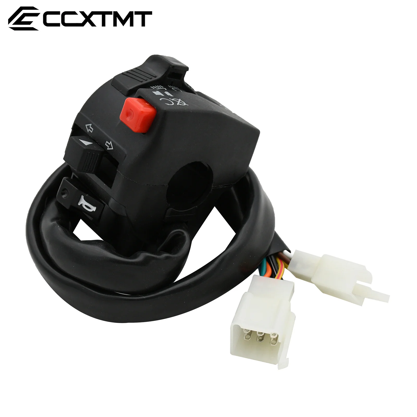 Motorcycle Electric Start Switch Horn Turn Signals Indicator Switch Far Near Light Button For Yamaha KTM Honda Kawasaki ATV Etc