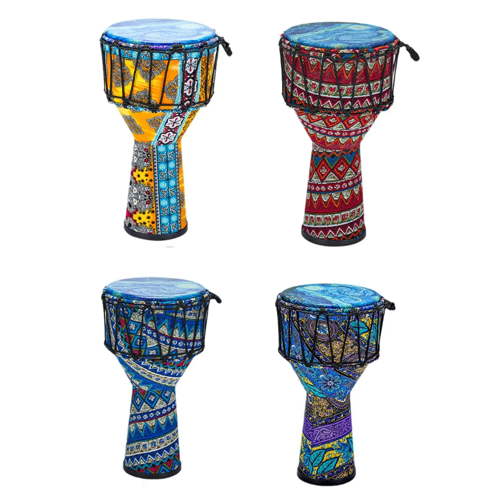 

African Drum Lightweight Montessori Early Educational PVC 8inch Djembe Percussion Instrument for Birthday Gifts Kids Children