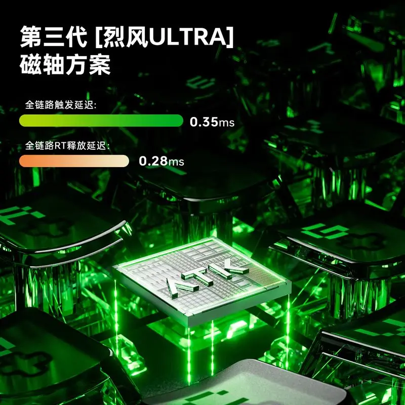 ATK RS6 Air Magnetic Axis Gaming Keyboard High-End Single-Mode Esports Mechanical Keyboard for Computer - Image 3