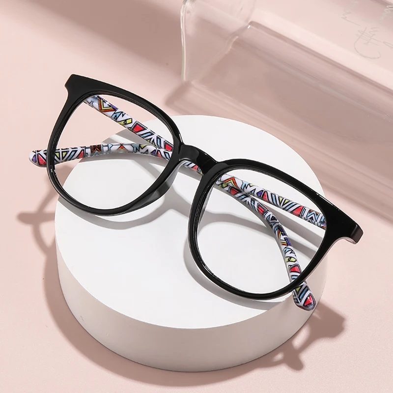 Neue Schwarze Eckige Computerbrille PC-Rahmen für Damen und Herren Anti-Blaulicht PC Runde Brillen Blaulichtfilter Optische Brillen