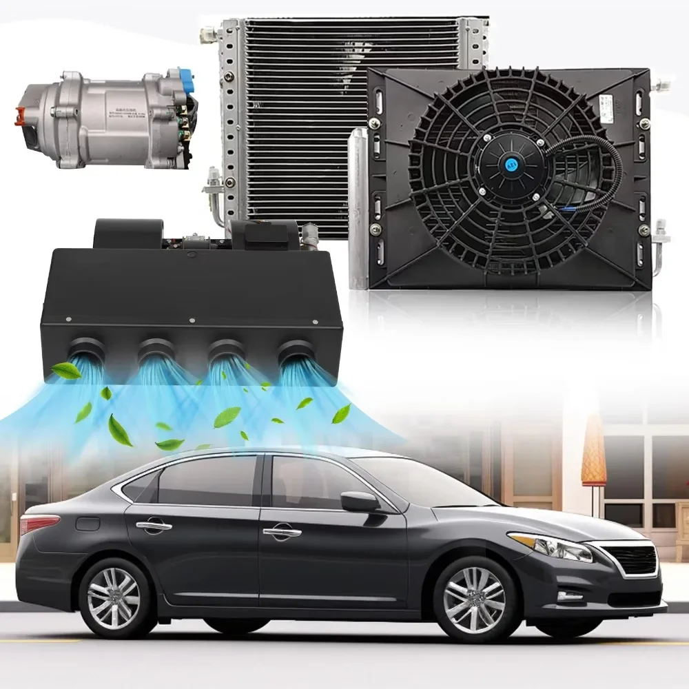 New Words Smart Mini 24V R-134A Refrigerant Thermostat for Car AC Systems-Retrofit/Upgrade Parking Cooler with 1 Year Warranty！！