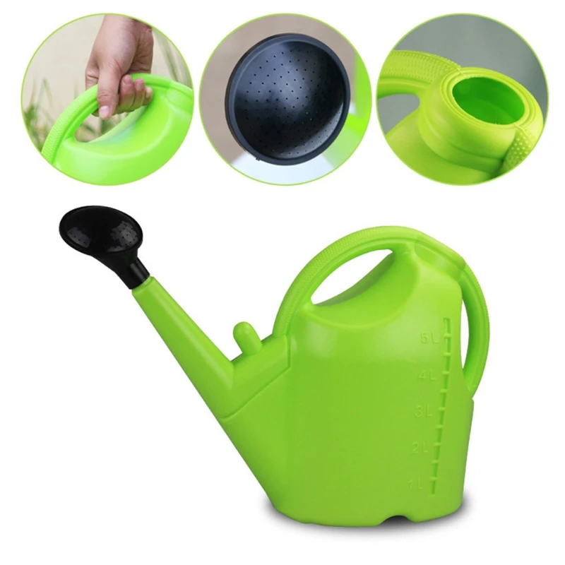 

Convenient Watering Can Long Spout Large Capacity Plastic Watering Can Kettle Injected Quickly Without Spraying Dropship