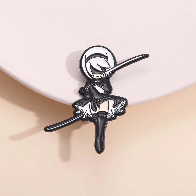 Custom Adventure Game Brooches Lapel Badges Cartoon Characters Enamel Pins Cartoon Funny Jewelry Gift for Kids Friends