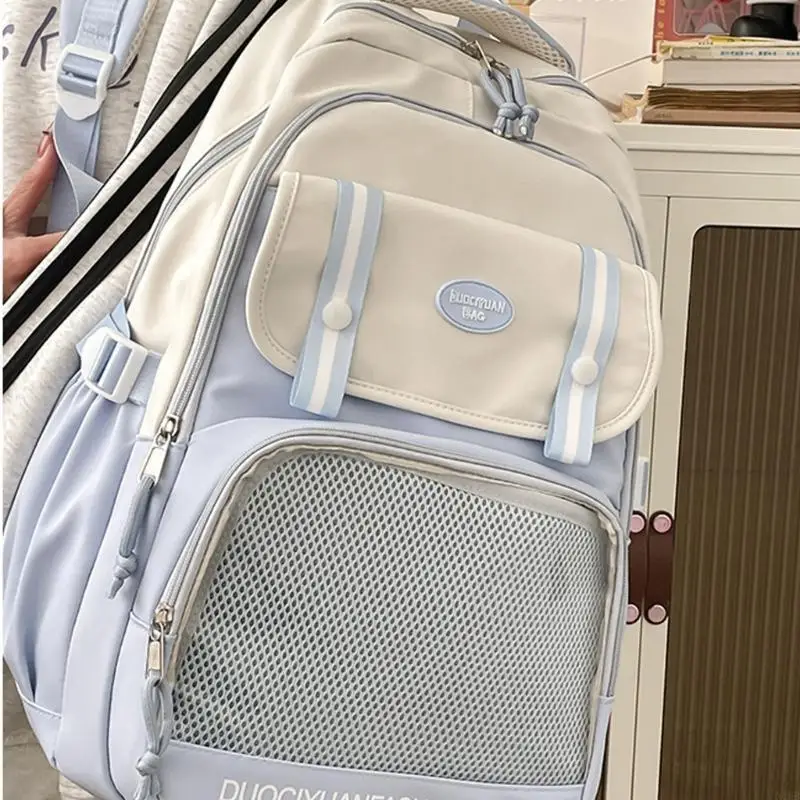 

Женщины в японском стиле прозрачный рюкзак для Itabag для девочки -подростка крупная школьная сумка с прозрачным карманом с