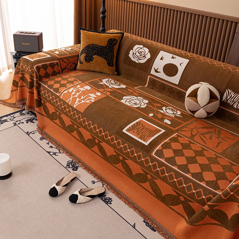 

1pc Single-Layer Blanket Soft Warm Flannel Nap Sofa Faux Fur Blanket Coral Fleece Leisure Air Conditioning Cover Blankets