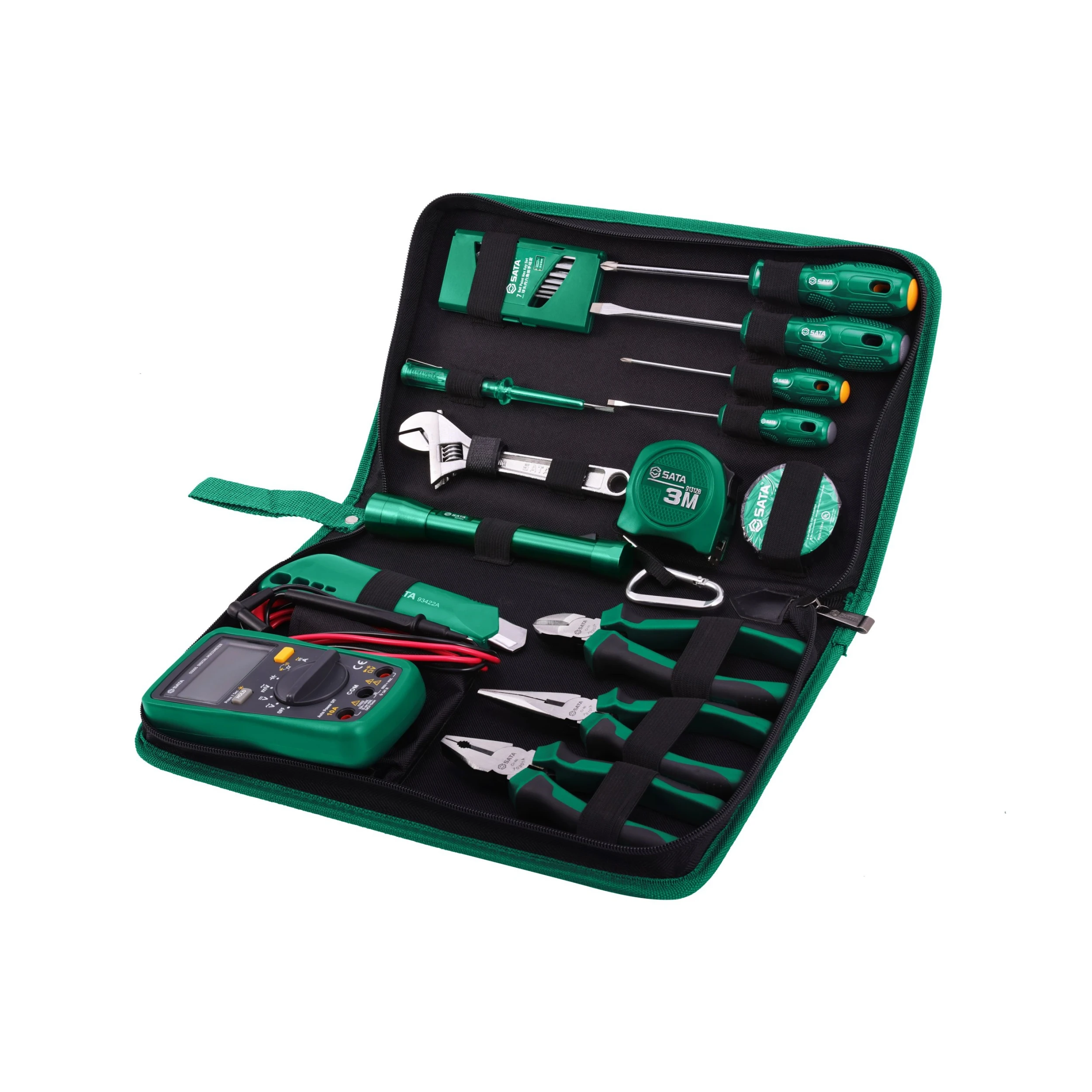 USA APEX Electrician Set 21pc Daily Maintenance Hand Tools Including Cutter Wrenches Steel Plastic Hard Case For Electrical Work