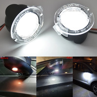 2x LED Under Side Mirror Puddle Light Module Lamp For Ford Mondeo MK5 Galaxy S-Max Ecosport Edge Explorer Ranger TKE Limited