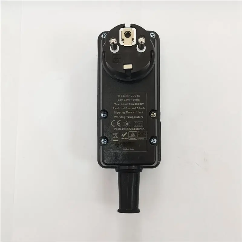 AA08-5X 30Ma Differential Protection Plug For Fixed Connection To Supply Cable,Plug-In RCD Suitable Outdoor Use Power EU Plug