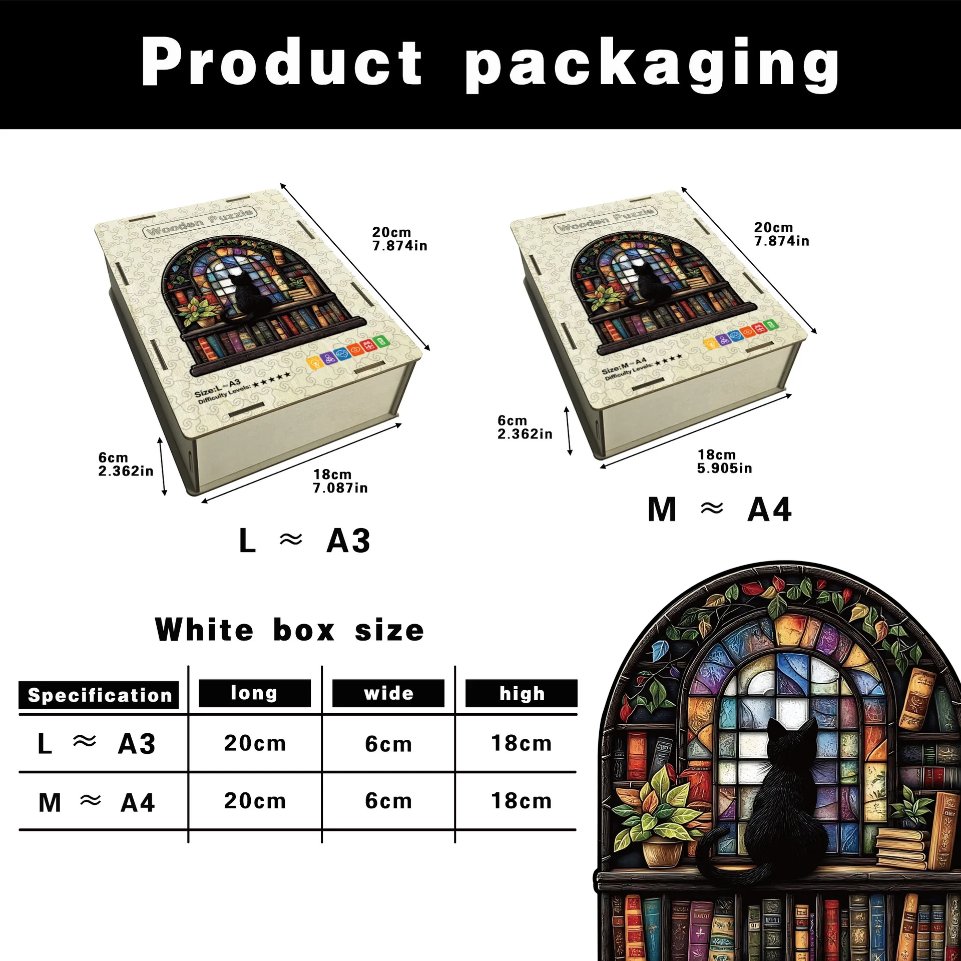 157/238pcs Kat Onregelmatige houten puzzel Legpuzzel Stressverlichtend spel Verjaardag Kerstcadeaus voor kattenliefhebbers Home Decor