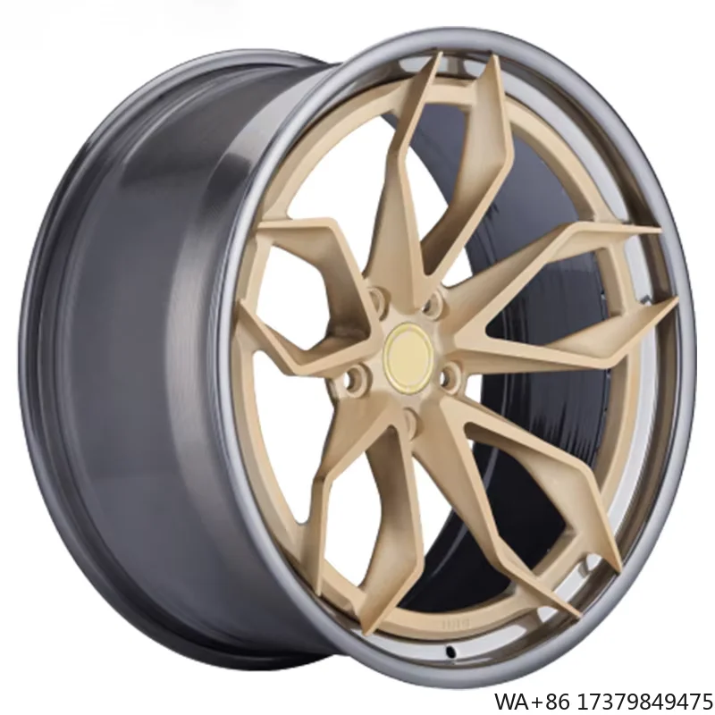

Factory Customize 2 Piece 22 24 26 28 Inch Aluminium Alloy 5X114.3 5X130 Wheel Rim for Luxury Car