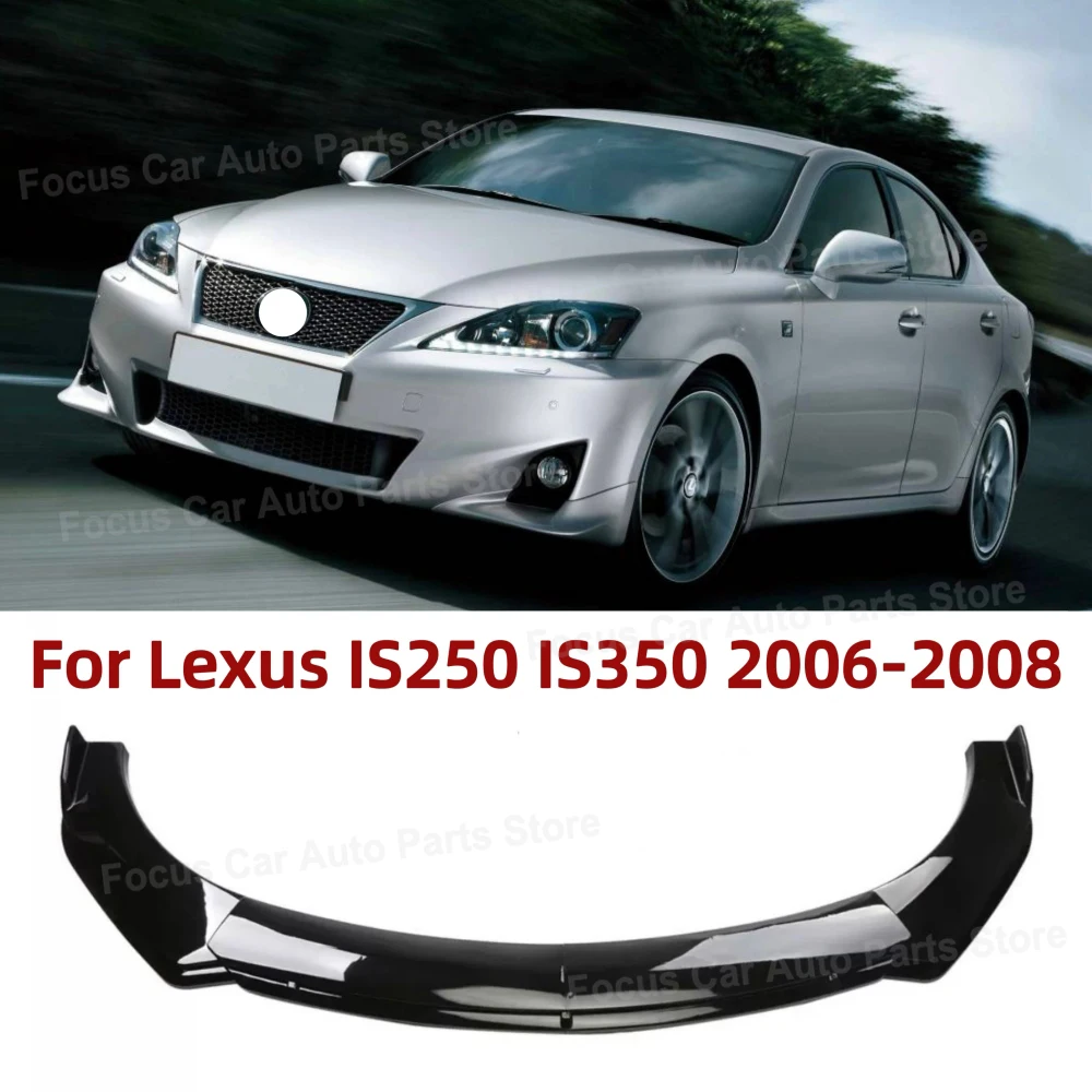 Para Lexus 2006-2008 IS250 IS350 parachoques delantero del coche Spolier labio difusor de barbilla divisor Kit de presa de aire cubiertas protectoras