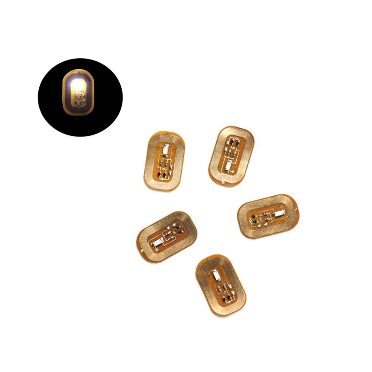 5 шт., флэш-наклейки для ногтей