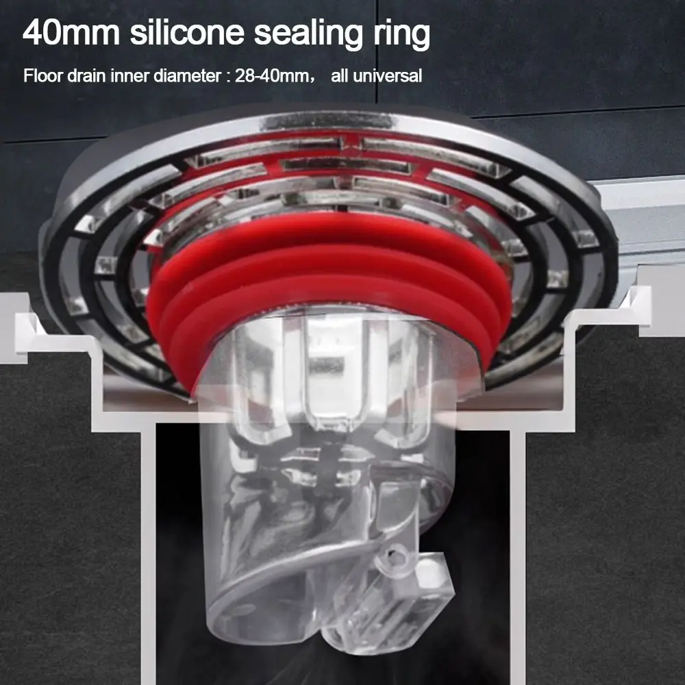냄새 방지 바닥 드레인 코어 이동식 곤충 예방 분지 드레인 필터 소쿠리 드레인 커버 주방 욕실 액세서리