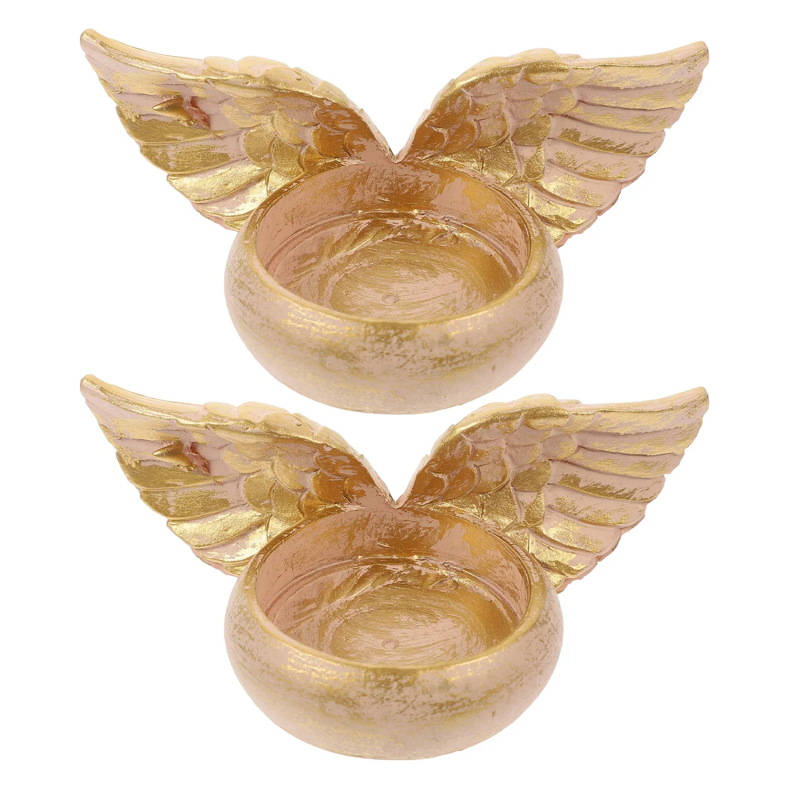2Pcs Angel Holders Resin Sturdy Material Prayer Stand Farmhouse Kitchen Decor Wedding Table Centerpiece Memorial