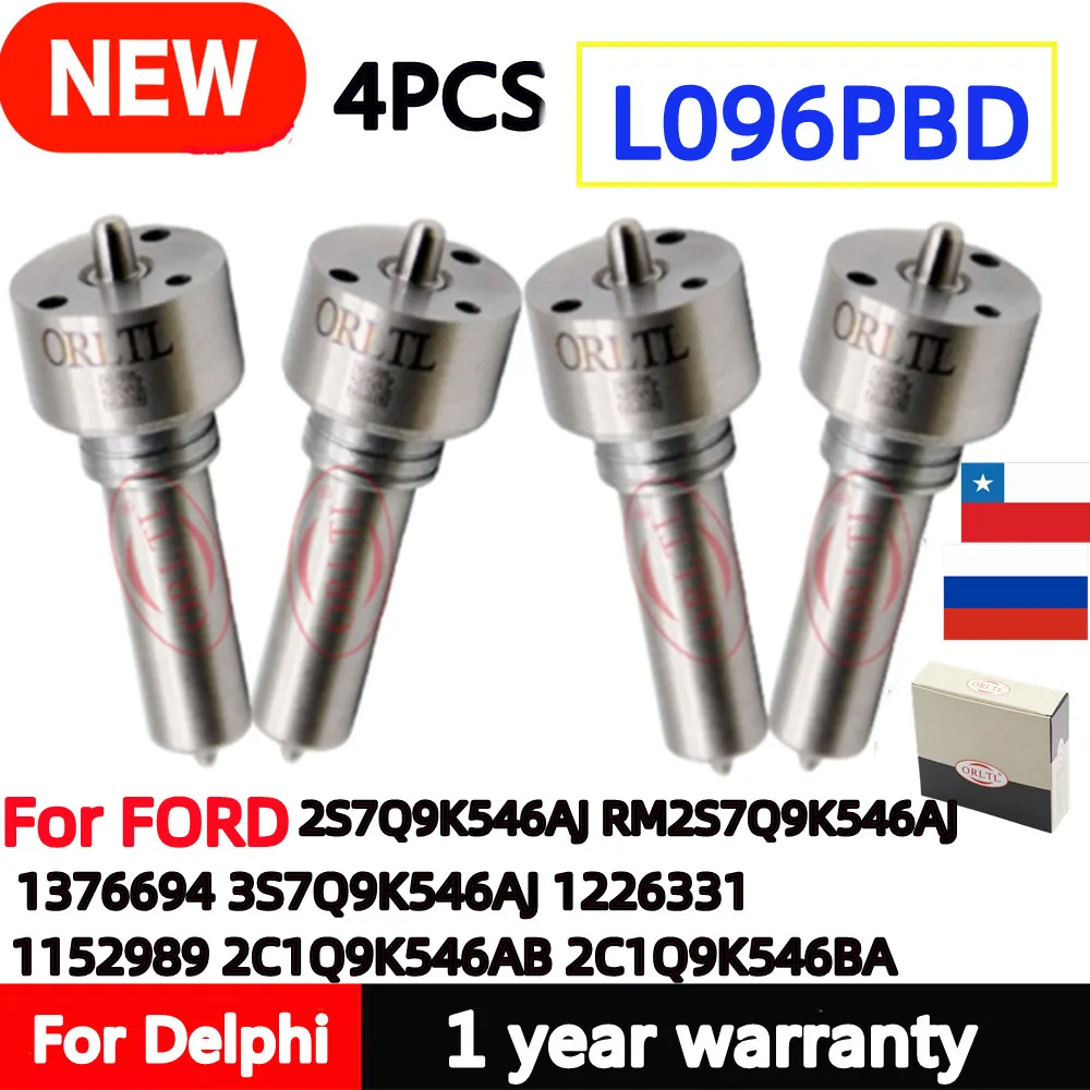 

4 шт. L096PBD новая насадка L096PRD для FORD 2S7Q9K546AJ RM2S7Q9K546AJ 1376694 3S7Q9K546AJ 1226331 1152989 2C1Q9K546AB 2C1Q9K546BA