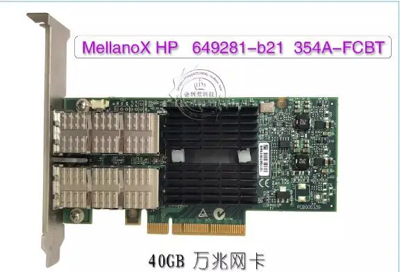 

Сетевая карта Mellanox CX314A-BCCT CX354A-FCBT 40 Гбит/с IB Ethernet с двумя портами для оптоволоконных сетей