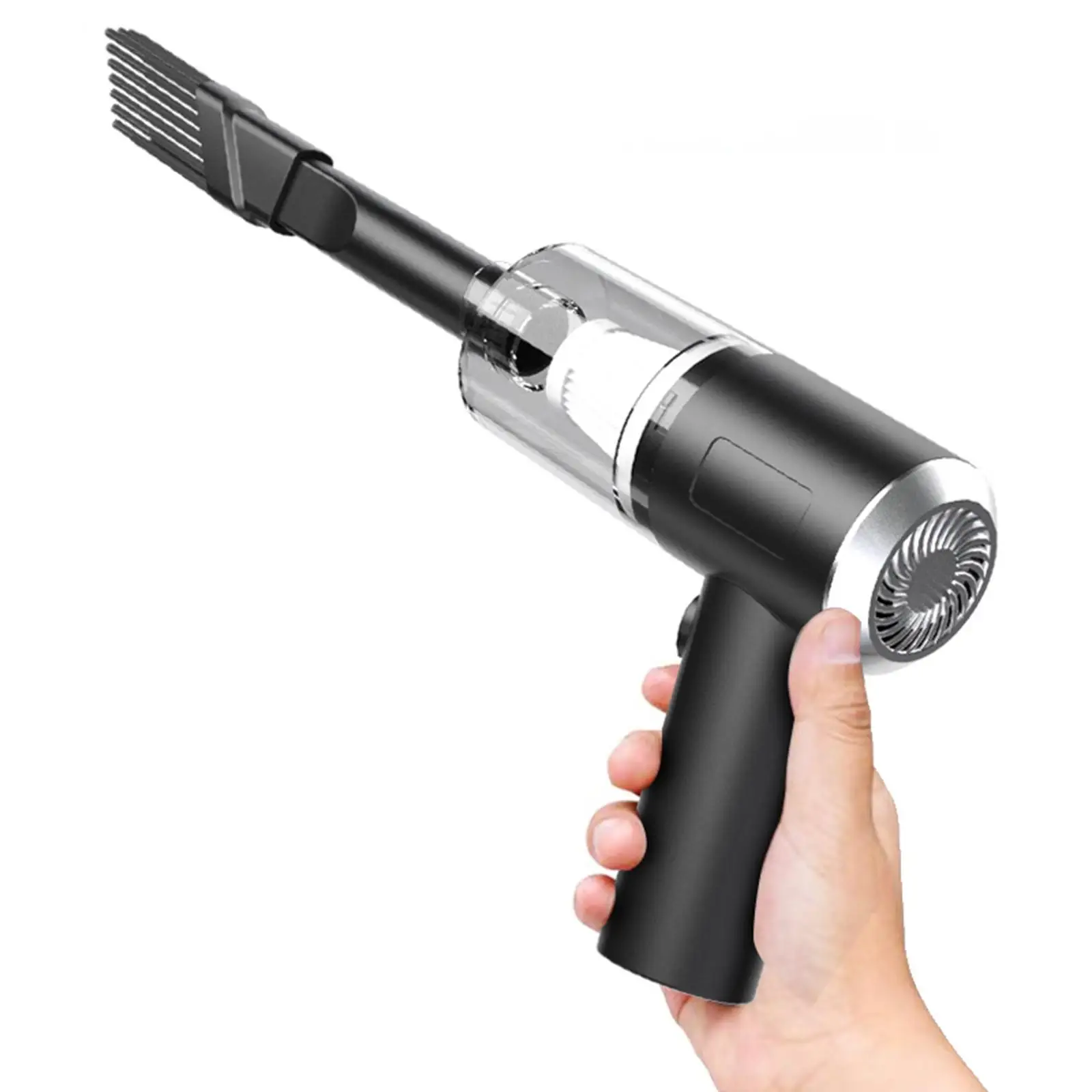 เครื่องดูดฝุ่นในรถยนต์120W แบบพกพาเครื่องดูดฝุ่นในรถยนต์อุปกรณ์เสริมรถยนต์ด้วย USB อุปกรณ์ล้างรถสำหรับสำนักงานห้องนอนการเดินทางภายในรถยนต์ห้องครัว