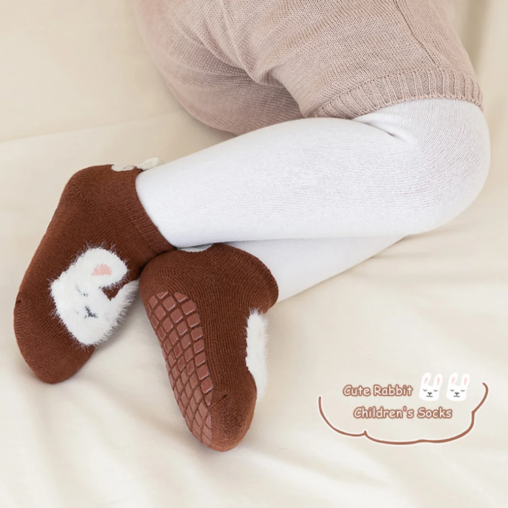 High Quality Anti Slip Socks Cotton Thicken Toddler Socks Print Casual Thermal Socks for 0-5 Years