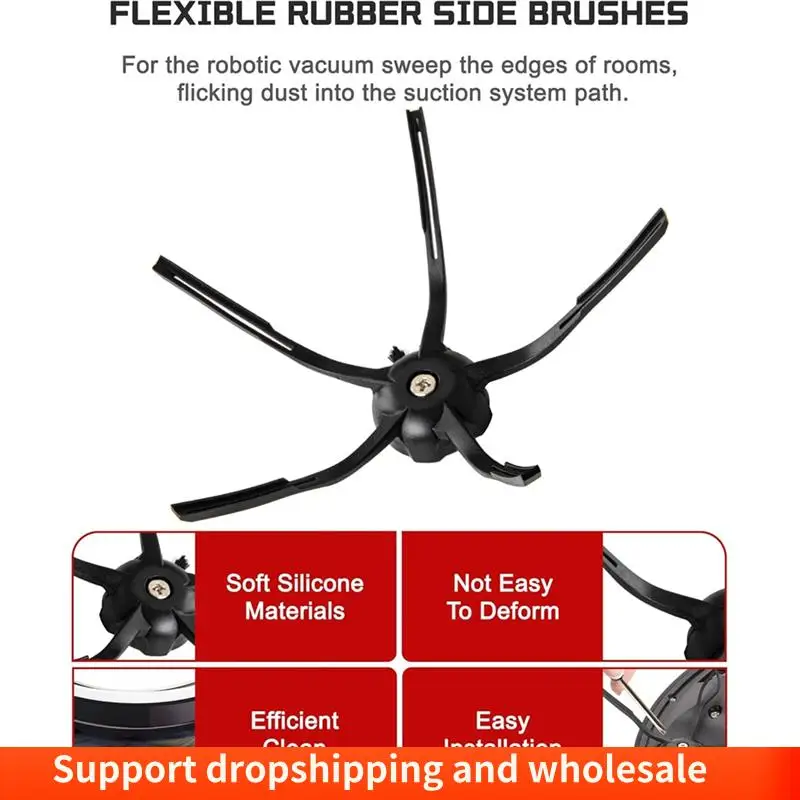 AA86 ل Roborock S7 S7 Plus S7 Maxv S7 Maxv Ultra S7 Pro Ultra جهاز آلي لتنظيف الأتربة فرشاة جانبية رئيسية مرشحات Hepa ممسحة القماش #6