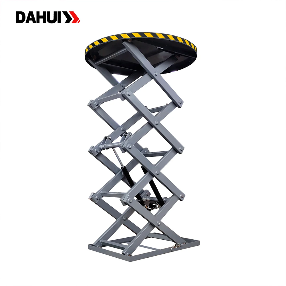 Hydraulic Fixed Scissor Lift Table Electric 1.3M Elevator Steel Construction 2500x2000mm for Workshop Goods Lifting