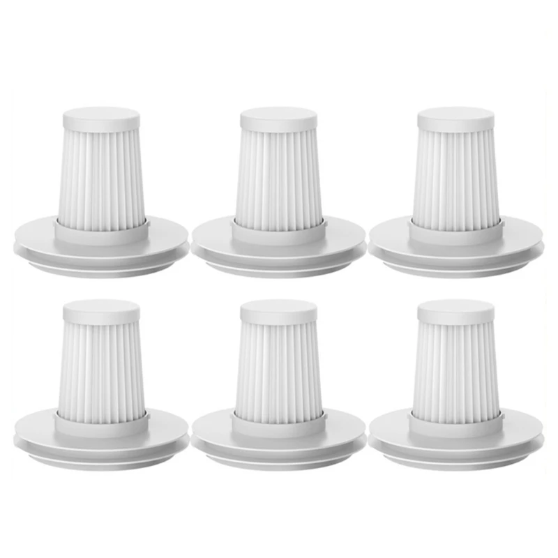 Set of 6 Plastic Vacuum Remover Spare Filter for MIJIA Vacuum Remover Dropshipping