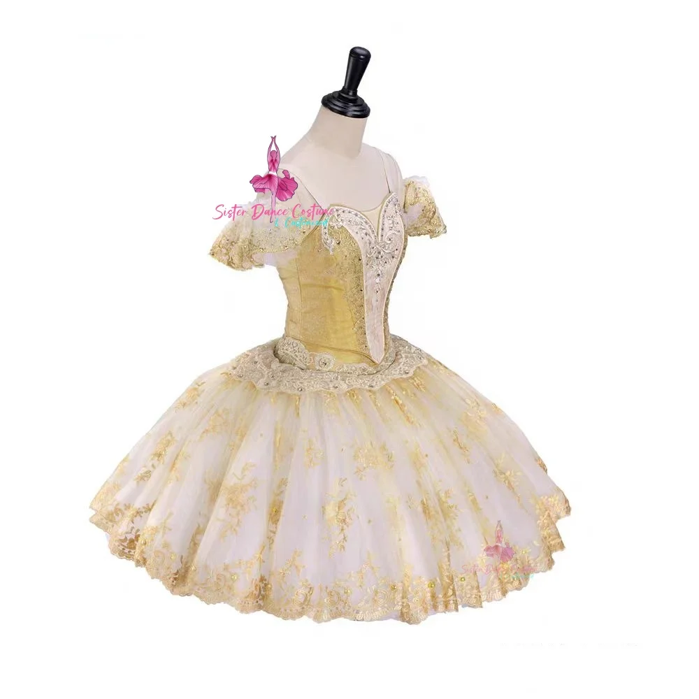 New Professional ballet TUTU palace style variations competition performance bell skirt high-end custom adult women's costume