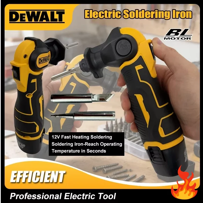 

Электрический паяльник Dewalt 30 Вт с регулировкой температуры – быстронагревающийся инструмент для повседневного ремонта