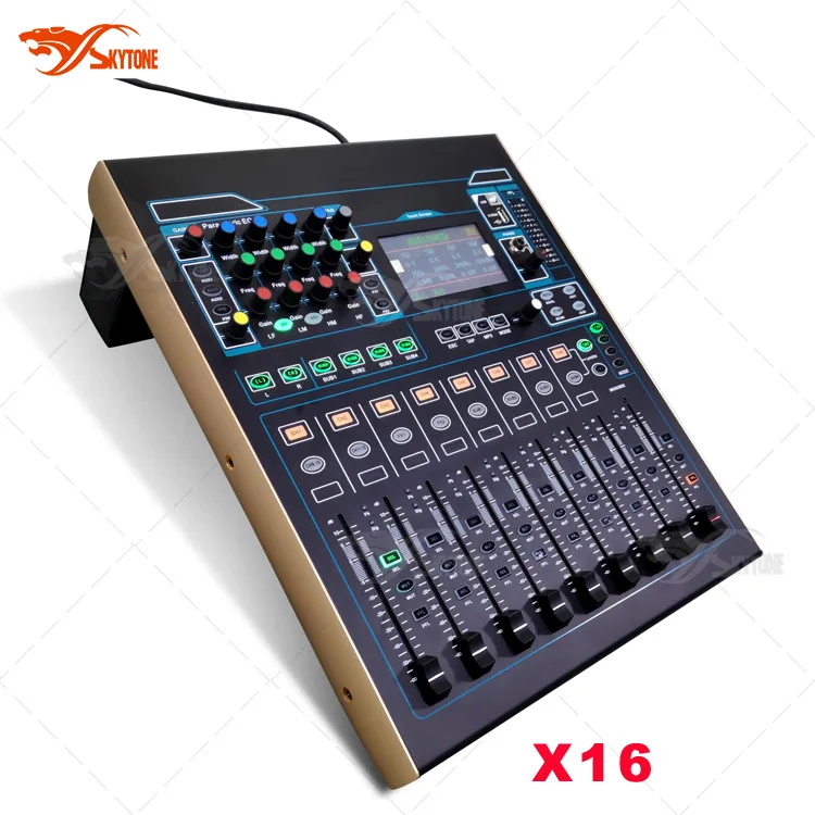 X16  audio mix ing console digital sound mix e r studio equipment