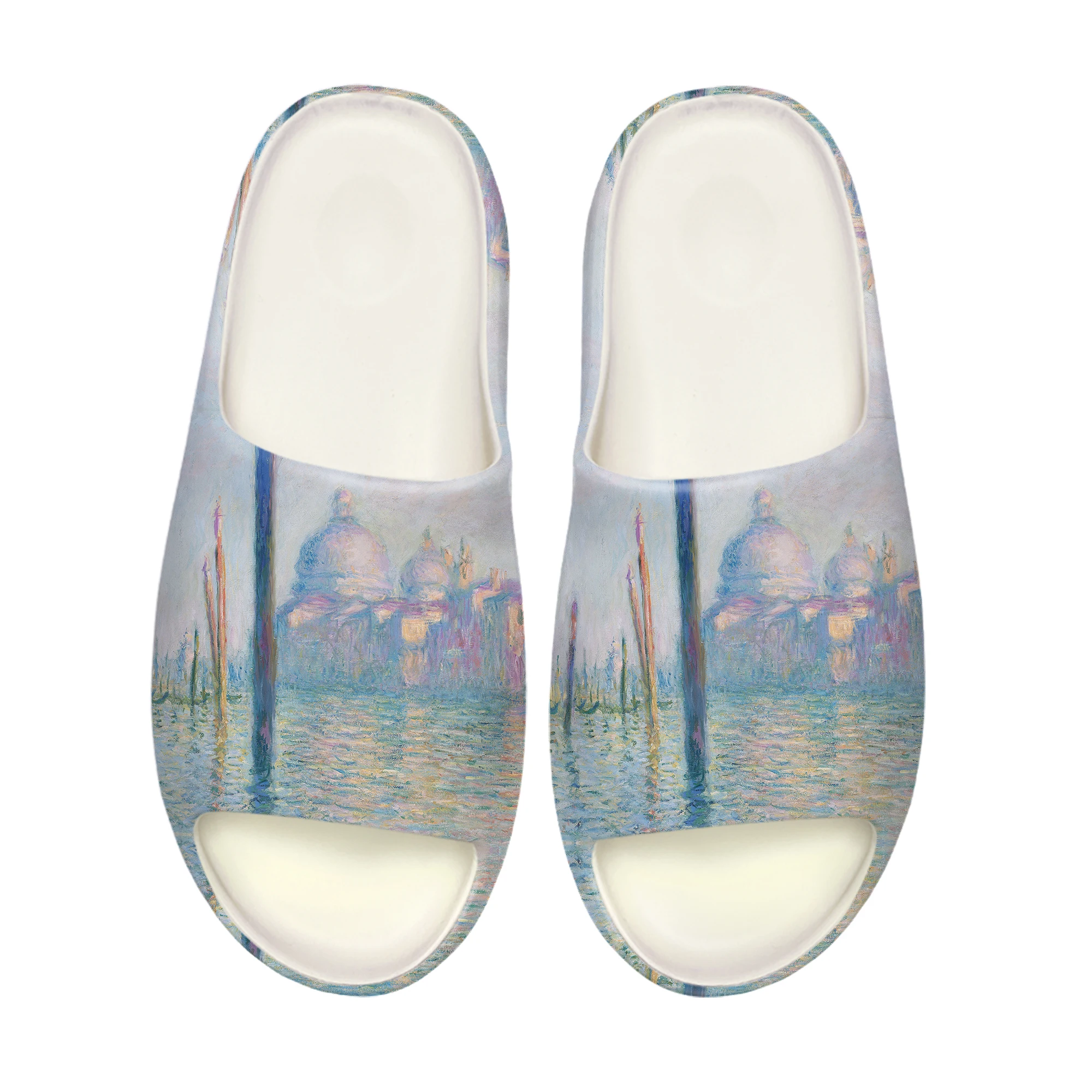 

Claude Monet Le Grand Canal Soft Sole Sllipers Home Clogs Customized Water Shoes Mens Womens Teenager Stepping On Shit sandals