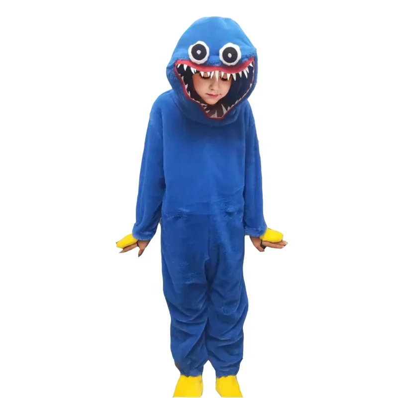 Update style Kids Pajamas Huggie Cosplay Costume Anime Plush Onesie Children Whole Clothes Halloween costume Full Body Pijama Ha