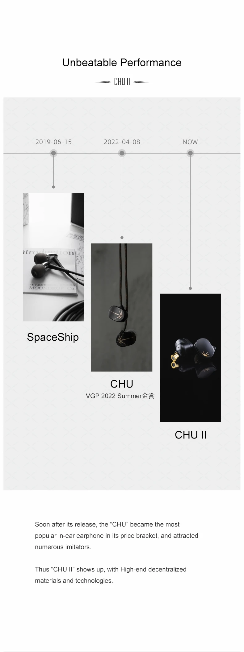 MOONDROP CHU II In-Ear-Kopfhörer, leistungsstarkes, dynamisches Treiber-IEMs, austauschbares Kabel – Detail 3