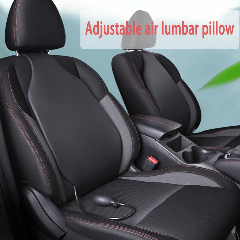 Universal Car Waist Cushion Spine Protection Adjustable Lumbar Support Pillow For Auto Relax Air Bag Support Relieve Fatigue