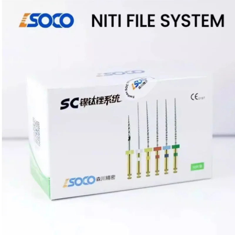 30 قطعة/5 قطعة COXO SOCO PRO ملف قناة الجذر للأسنان المنشط بالحرارة ملفات لب الأسنان الننتول الدوارة المنشط حراريا النيكل تيت