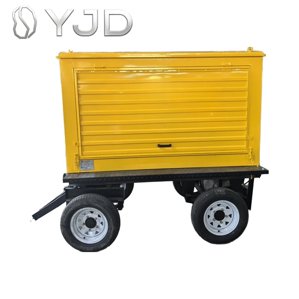 Open Frame Mobile Trailer Power Station High-Power 30/50/100/200/300/400KW Project Backup Breeding Equipment