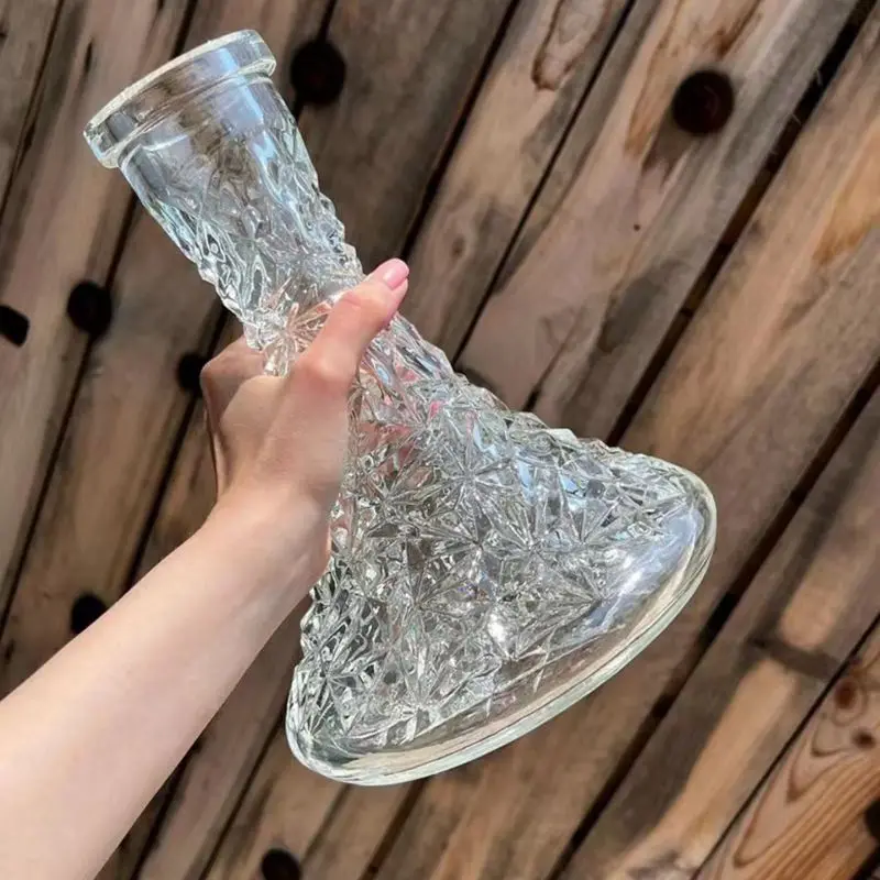 

Height:20cm Hookah Glass Base Bottle Shisha Sheesha Narguile Inner Dia:5CM