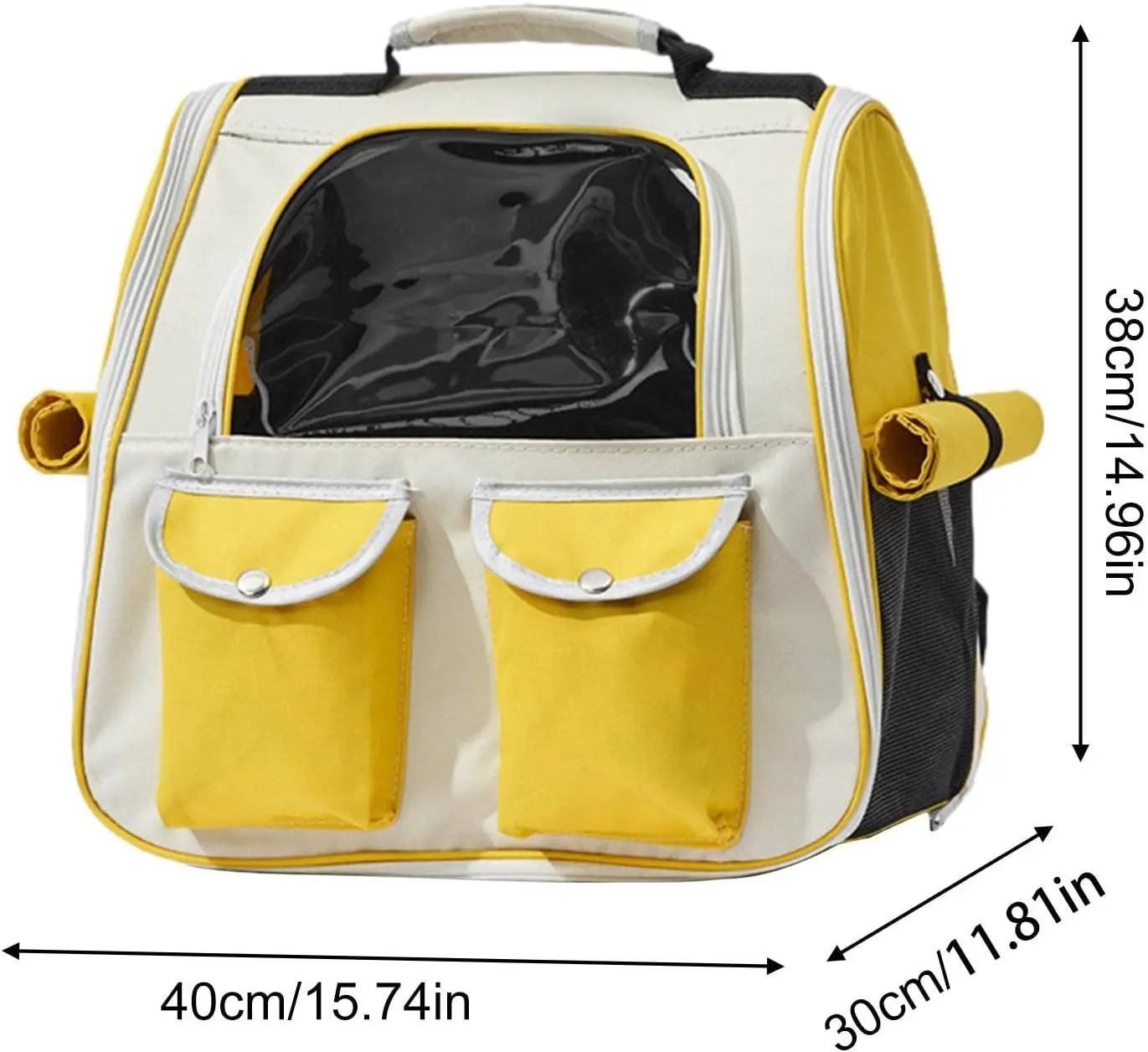 4 PCS Pet Carrier Backpack, Cat Bubble Backpack, Pet Carry Bag with Ventilated Design, Head Window, Pet Cat Carrier Bag for