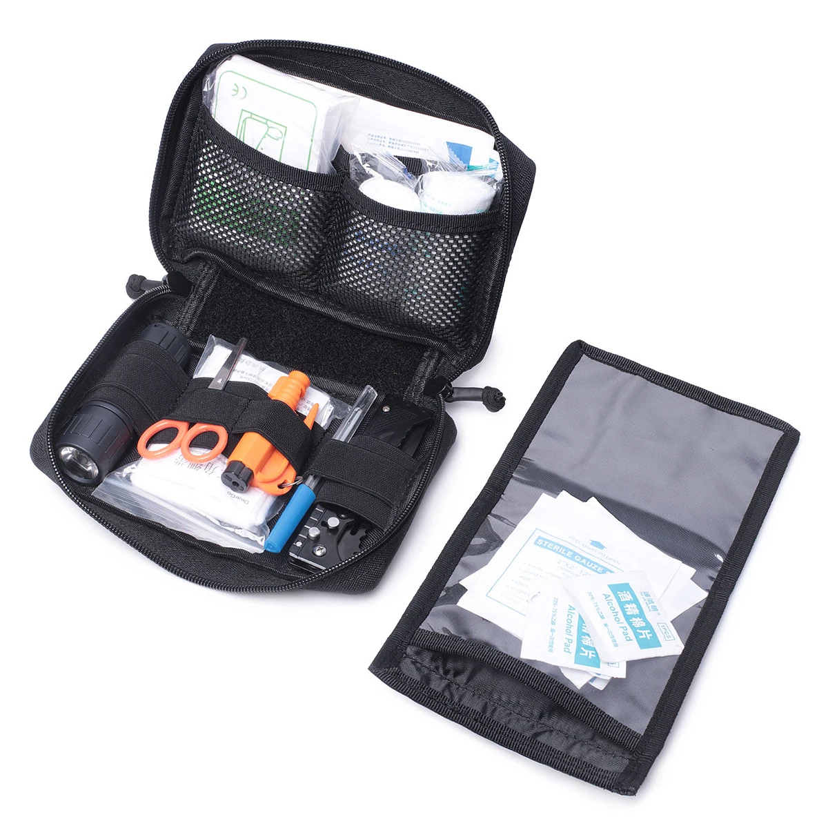 Kit de primeiros socorros tático EMT Medical IFAK Bag Molle de emergência Bolsa de viagem Pacote de armazenamento para acampar, casa, caminhadas, caça