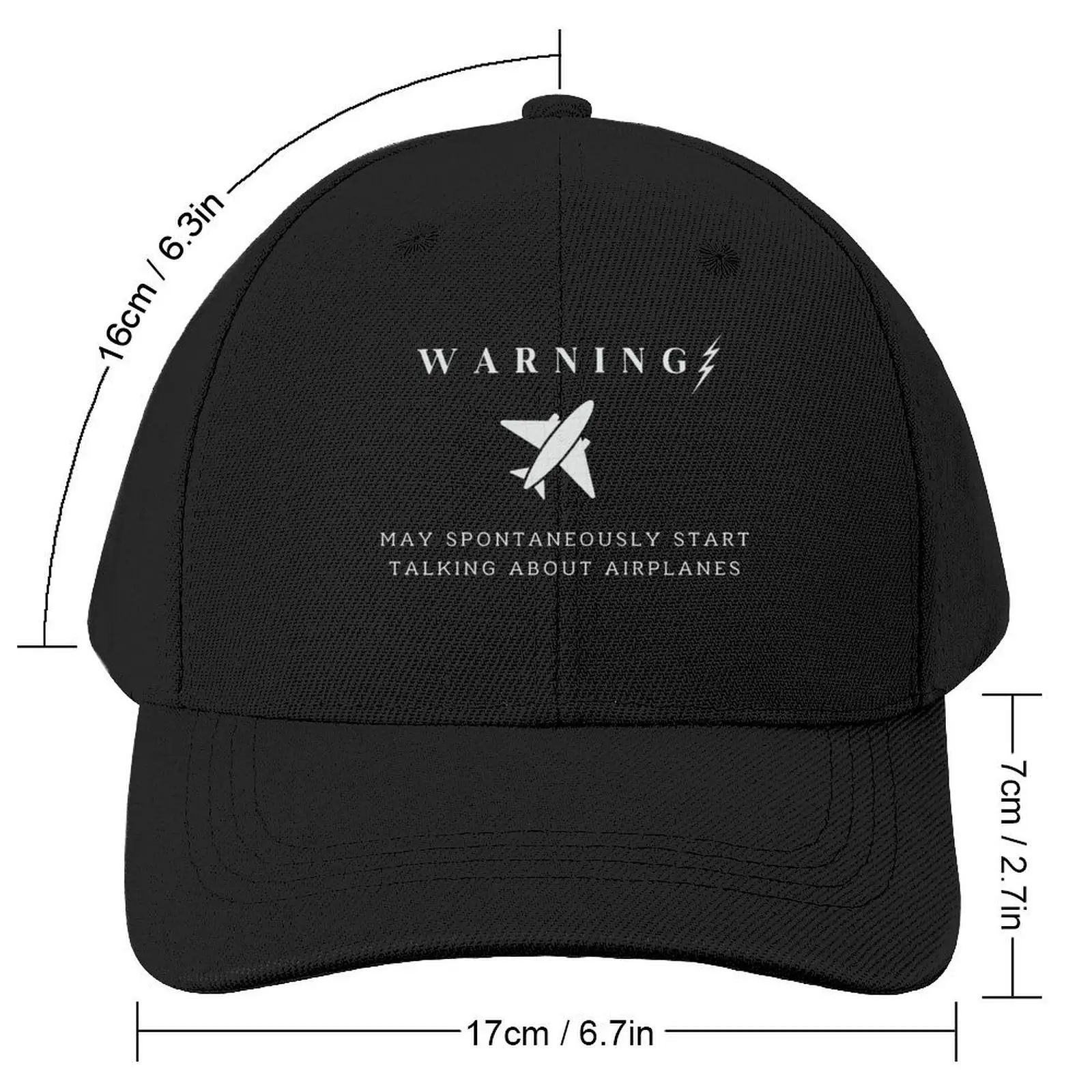 Warning May Spontaneously Start Talking About Airplanes Baseball Cap New In Hat Kids Hat Women's 2024 Men's