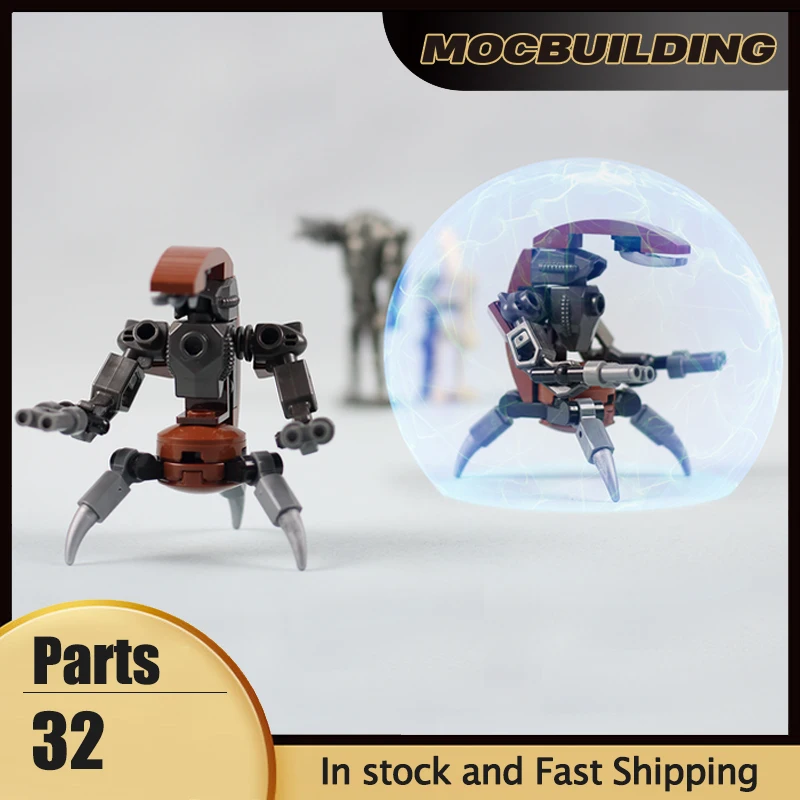 Movie Seris Space Battle Droids Model Building Blocks Robot Fighting Weapons DIY Assemble Creative Bricks Children Toy Xmas Gift