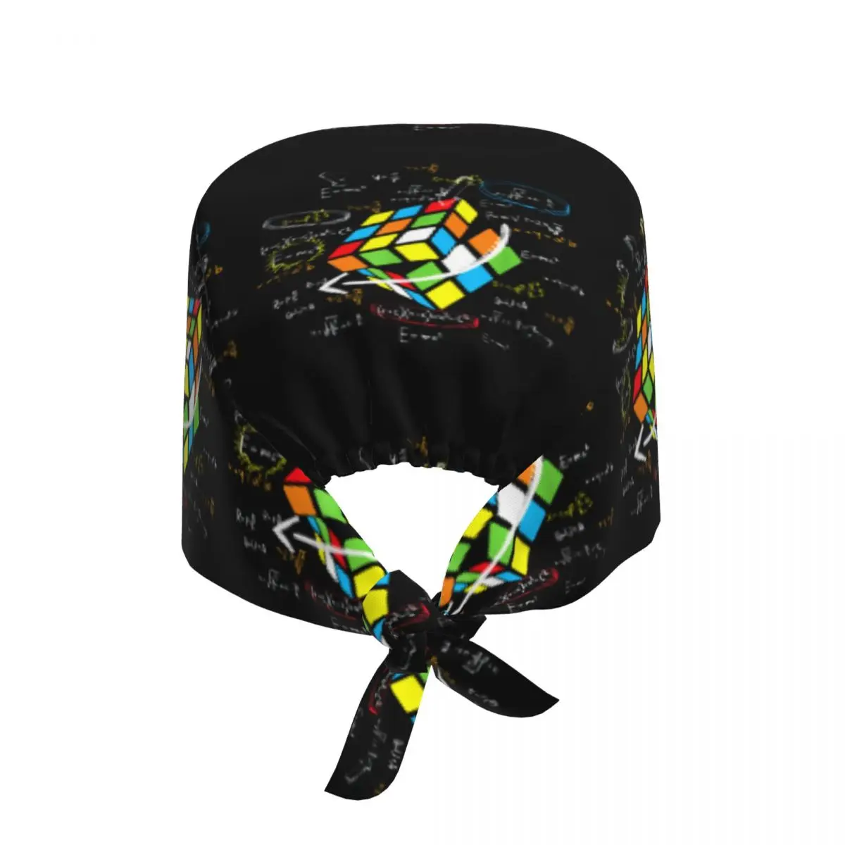 Custom Math Rubik Rubix Rubiks Player Cube Math Lovers Medical Staff Scrubs Hat Unisex Doctor Nursing Surgical Cap Scrub Caps