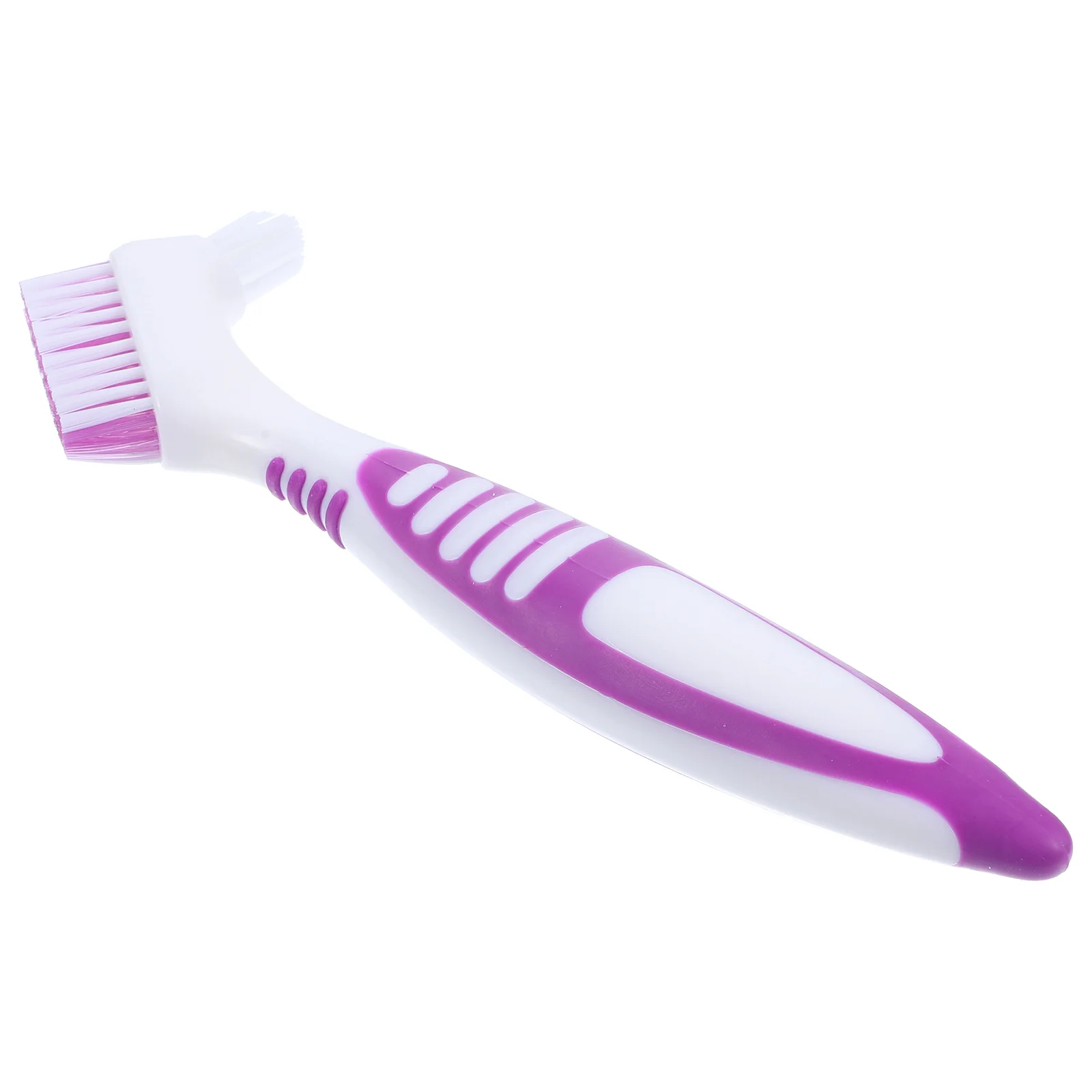 

Portable Turtle Shell Clean Brush Double-Side Nylon Bristles Strong Plastic Handle for Mud Dirt Removal Tool