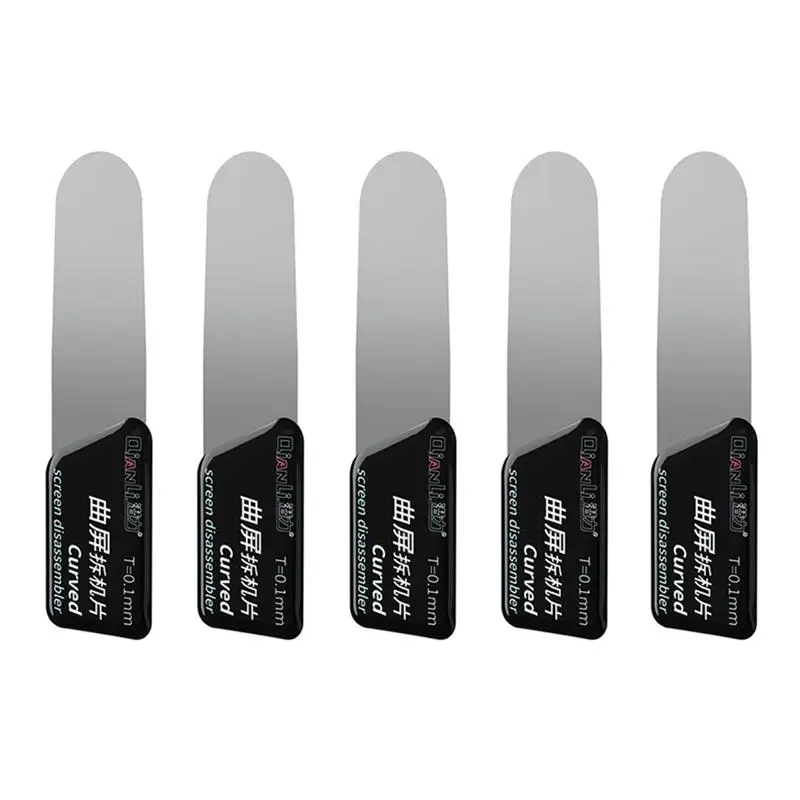 

5PCS Qianli Curved Screen Disassembler Flexible Separation Tool for Samsung Repair Opening Splitter Thin Blade High Toughness