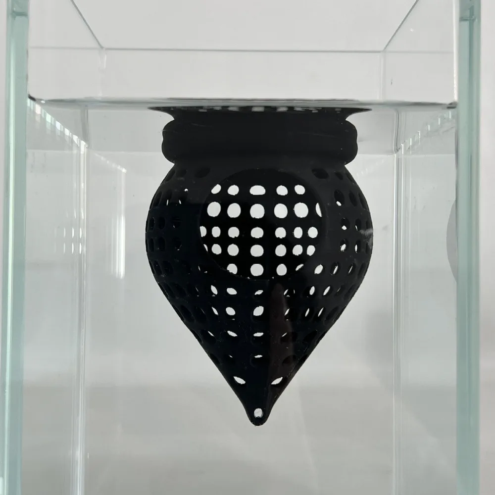 

3D Printed Floating Fish Hammock Breeding House Hollow Aquarium Resting Platforms Plastic Hideout Hammock Feeding Ring