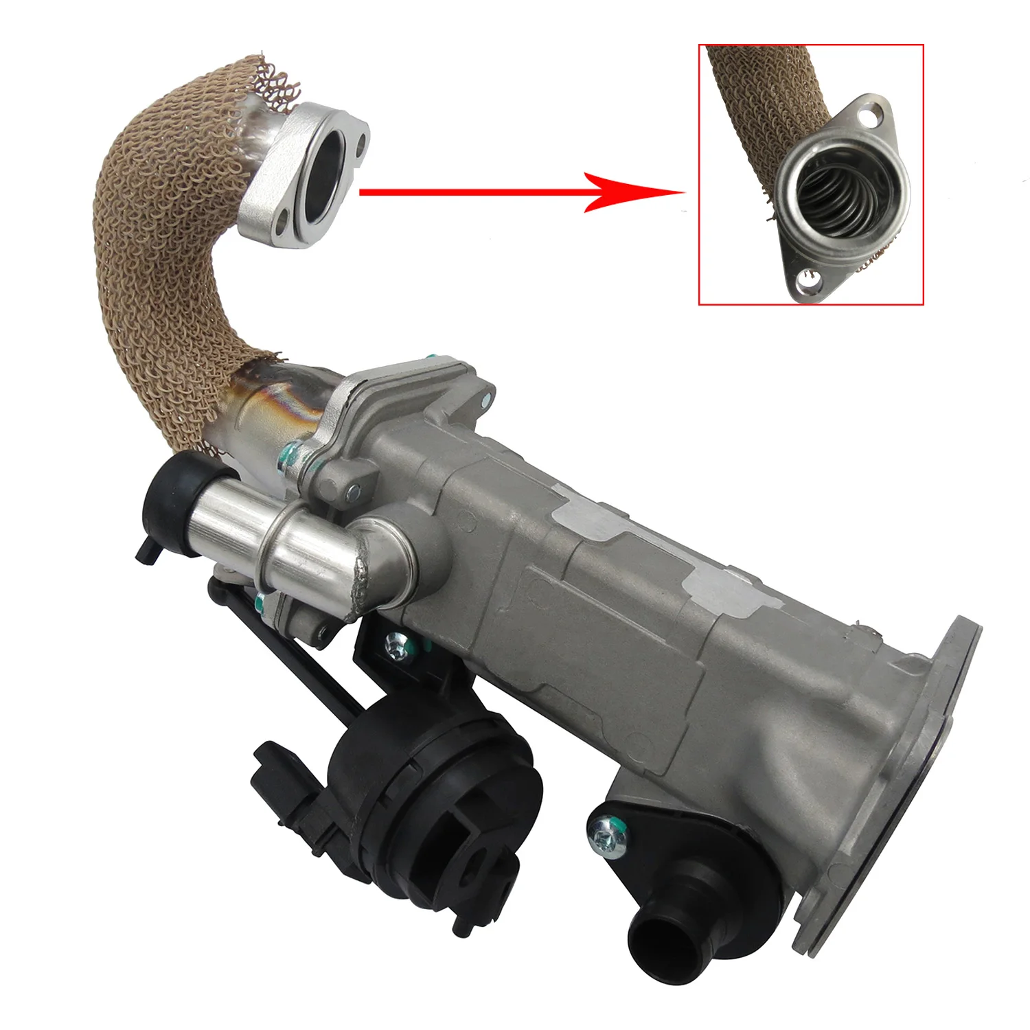 

Engine EGR Coolant Valve Cooler For Land Rover Freelander 2 06-14 Range Rover Evoque 12-18 Discovery Sport 15- LR05766 LR022354