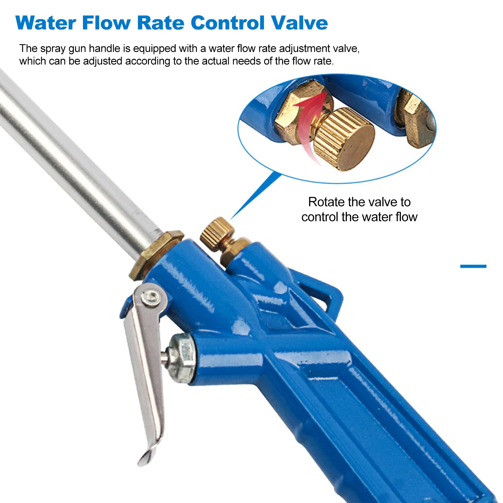 Pneumatic engine cleaner with 240 mm hose Spraying tool for degreasing engine compartment mechanical interiors and wheels