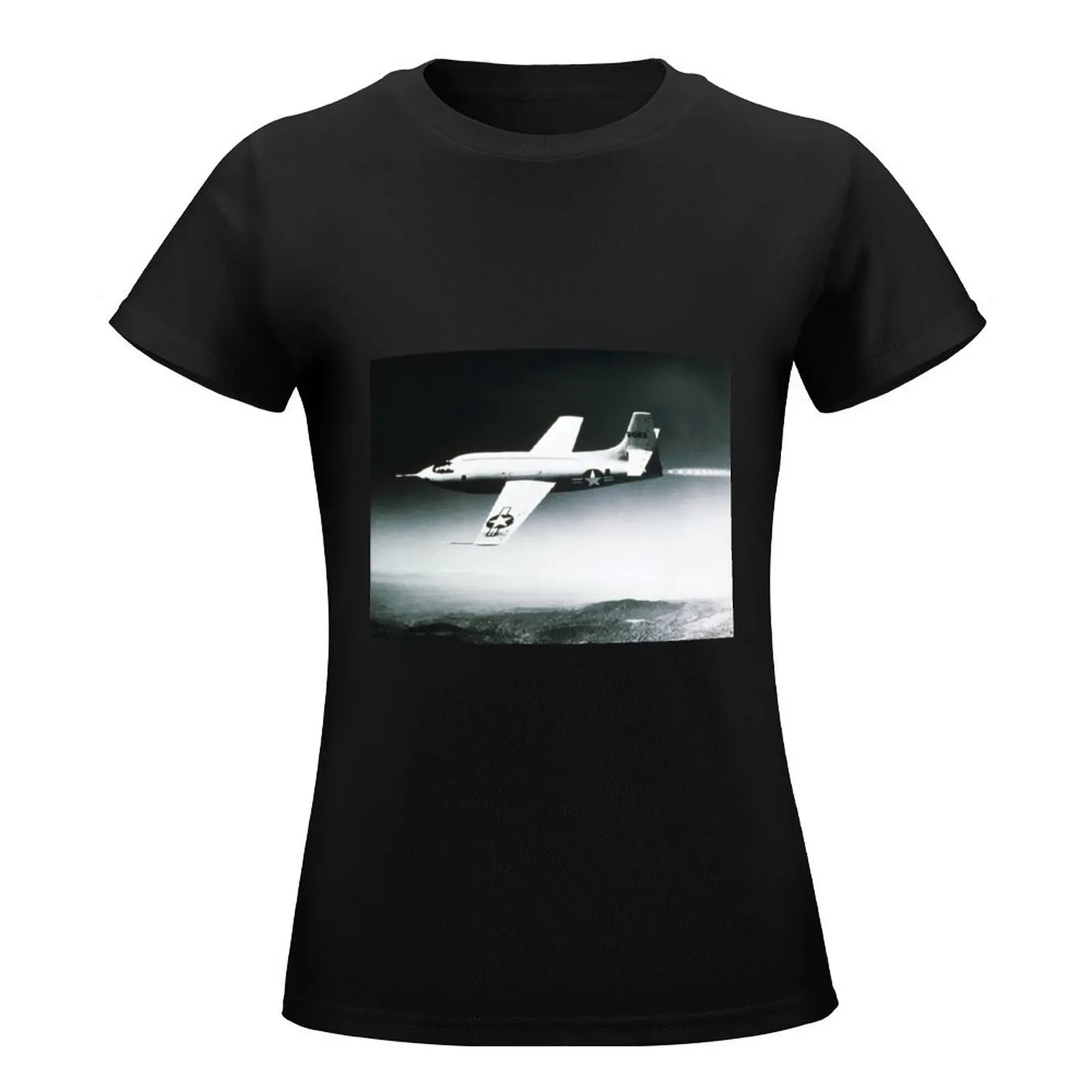 Bell X-1 in flight (T612/0079) T-Shirt lady clothes vintage clothes anime sports fans T-shirt Women