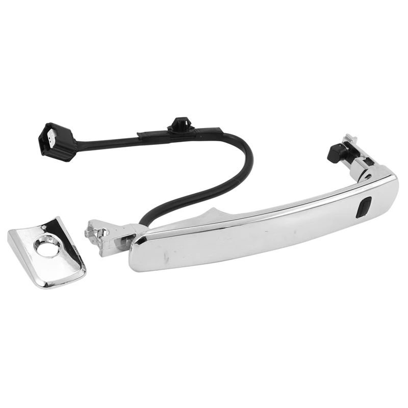 5X Car Chrome Outside Left Door Handle For Nissan Rogue 2010 2011 2012 2013 80640-Ca012 80640Ca012 80645-Ca000