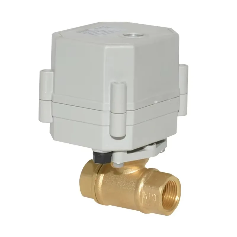 

Электрический привод 3/8 "DN10, электрический водяной клапан, электрический шаровой клапан 12 В с линией обратной связи