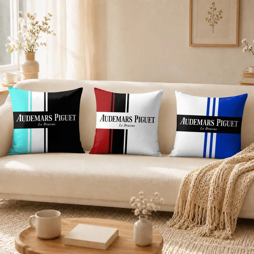 Watches A-Audemars P-Piguet Cushion Cover Soft Short Plush Double-Sided Printing Home Decor Cozy Sofa Pillow Case Fine Gift