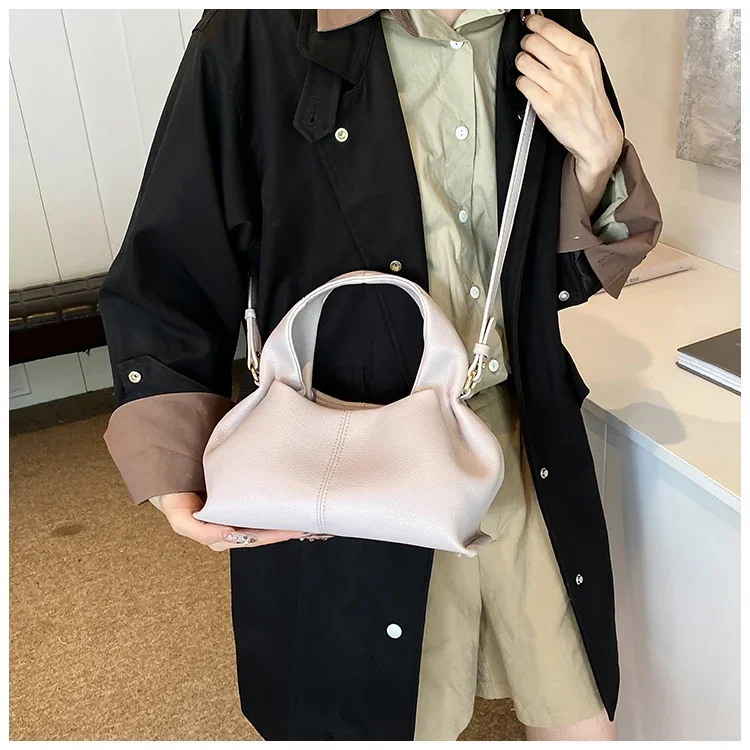 Vegan Leather Tote Shoulder Crossbody Bags for Women Handbags and Purses 2024 New Trendy Design Messenger Bag High Quality